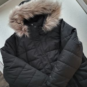 Free Country fur trim puffer coat